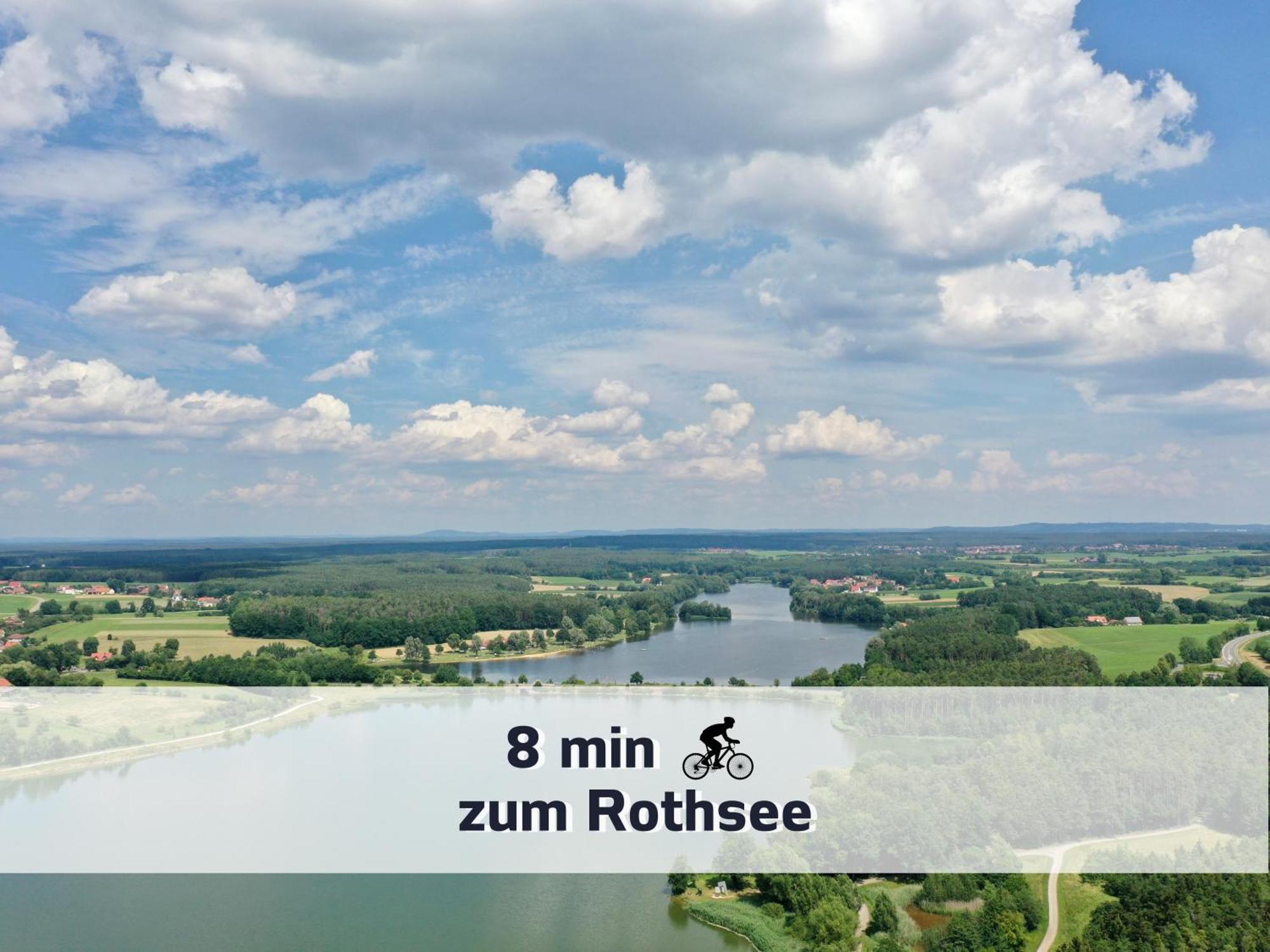 Ferienhaus Rothsee-Oase Ideale Ausgangslage Mit Tollem Ausblick, Sauna Und Privatem Garten Roth  Buitenkant foto